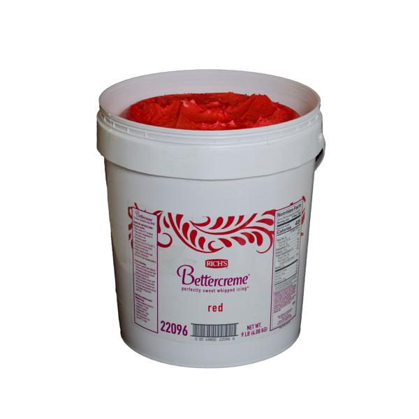 Bettercreme® Red Icing, 9-Lb Pail | Rich's USA