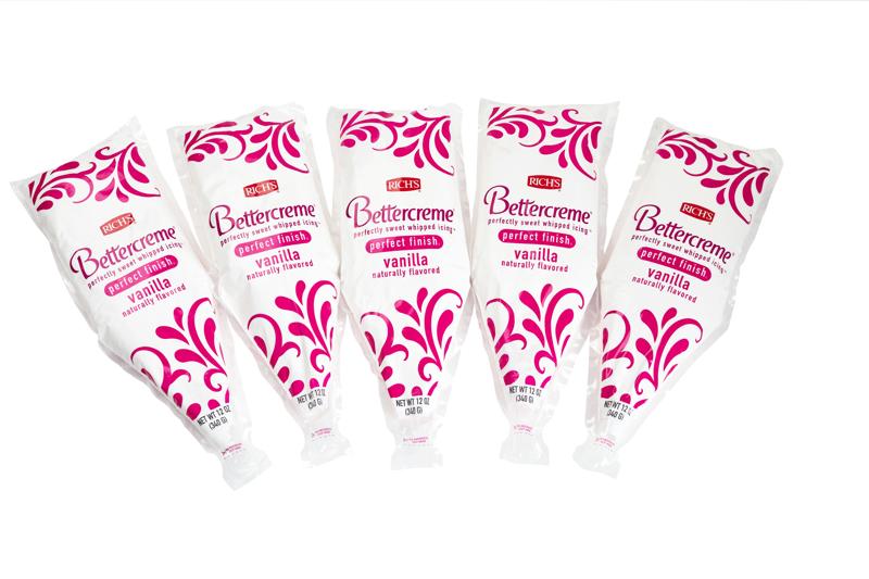 Bettercreme® Perfect Finish® Vanilla Flavored Icing - 5 Bags of 12