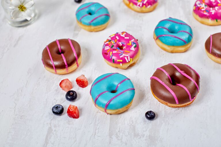 berry microbite donuts