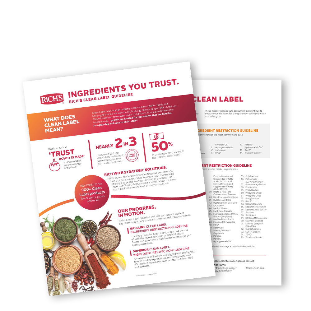 Clean label guidelines pd f image