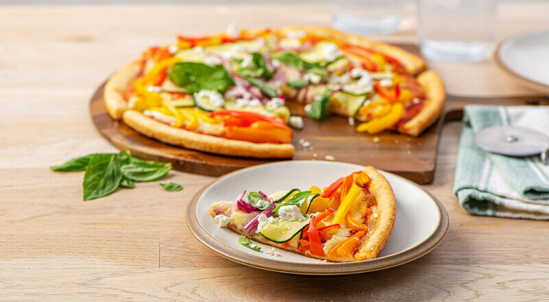 Plant powered pizza