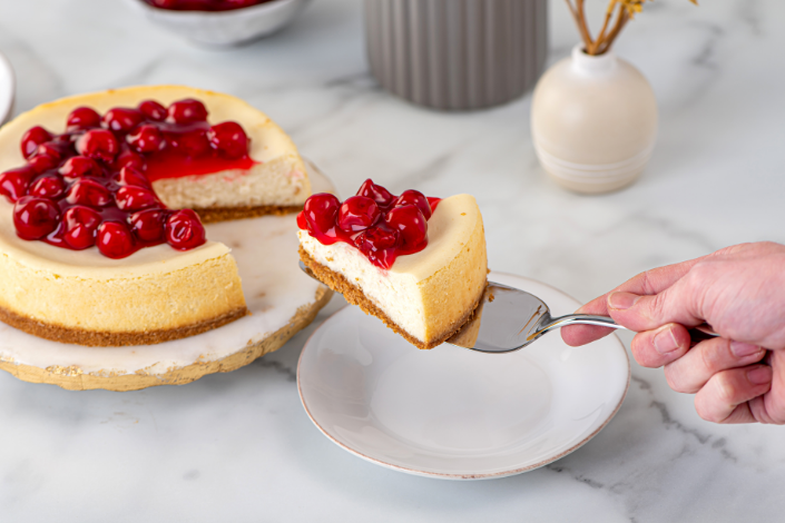Cherry cheesecake