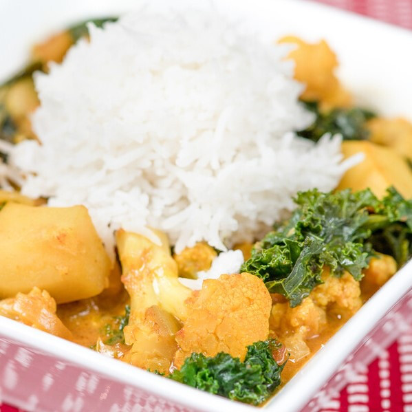 Curried vegetable soup