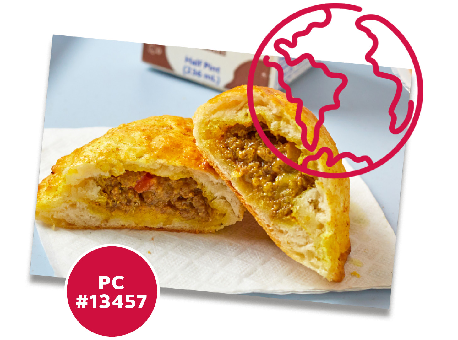 Caribbean Hand Held Beef Pie