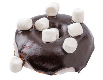 donut with marshmallows