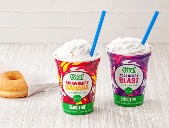 f'real shakes on a table