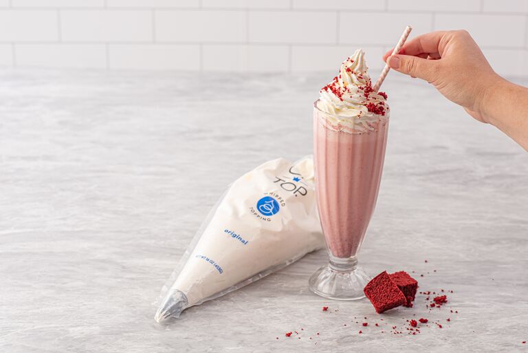red velvet milkshake