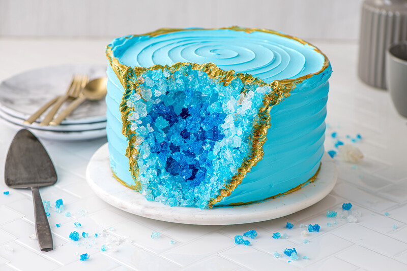 geode cake with bettercreme