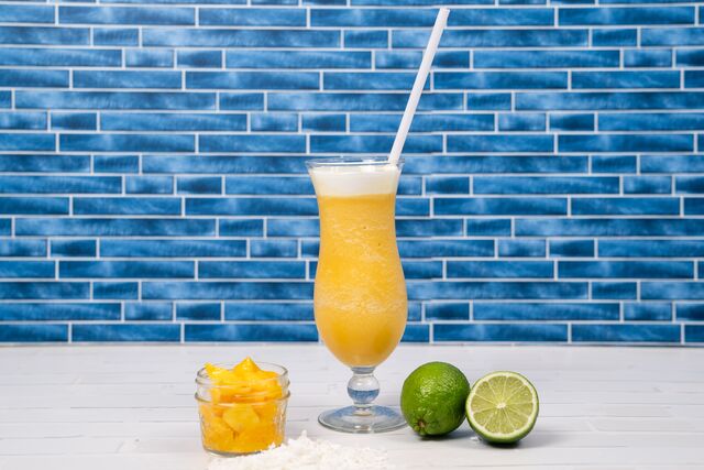 coconut rum mango smoothie