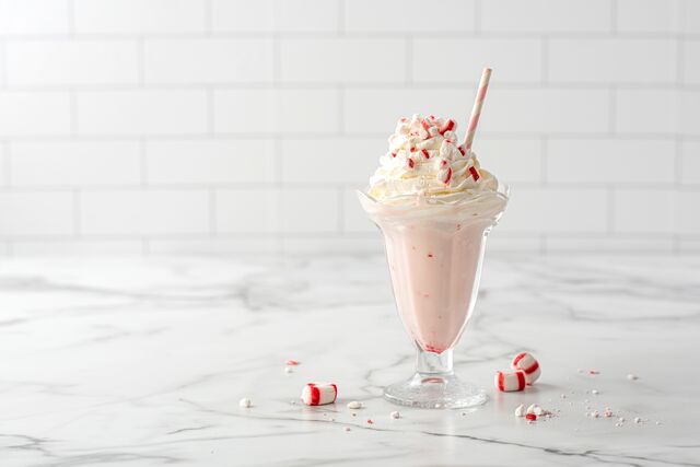 peppermint milkshake