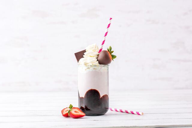 chocolate strawberry shake