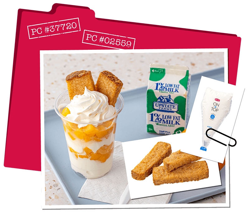 french toast parfait cup