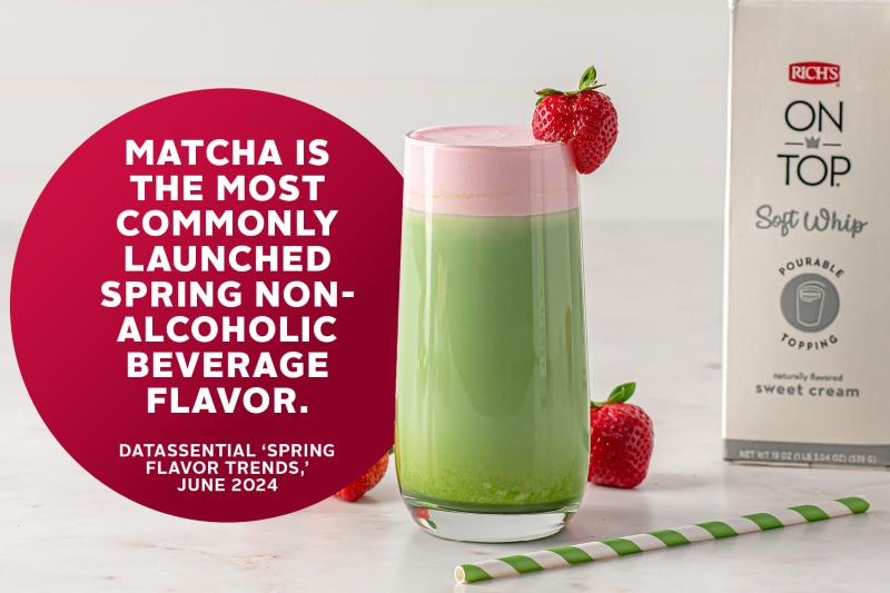 soft whip matcha latte