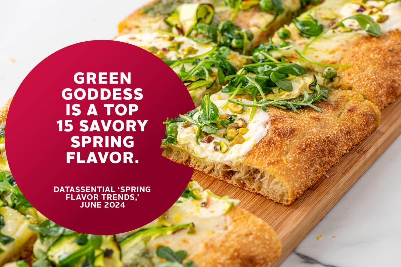 green goddess pizza