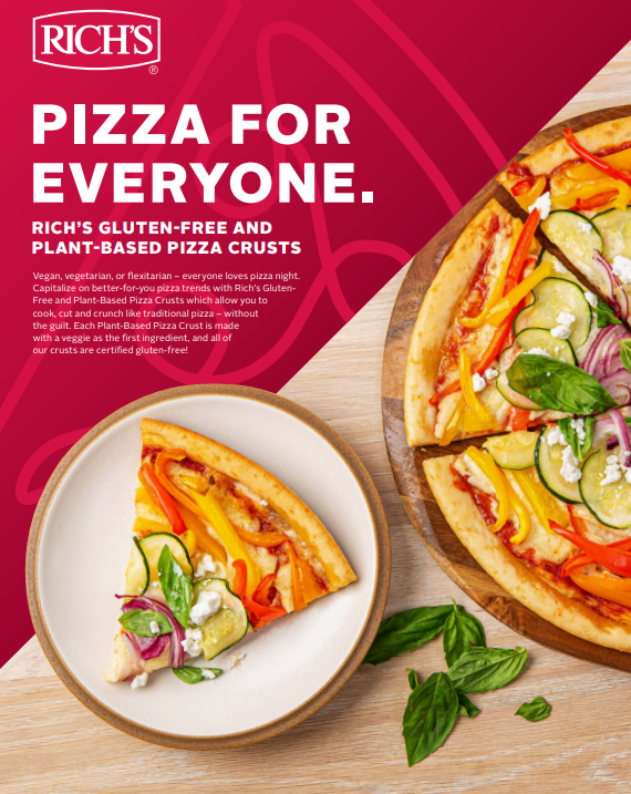 Better for you pizza sell sheet
