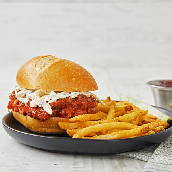 BBQ Pulled Pork Sandwich and Coleslaw