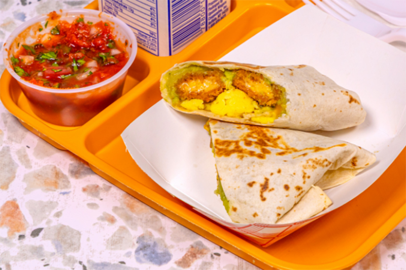 Mexican Street Corn Breakfast Wrap