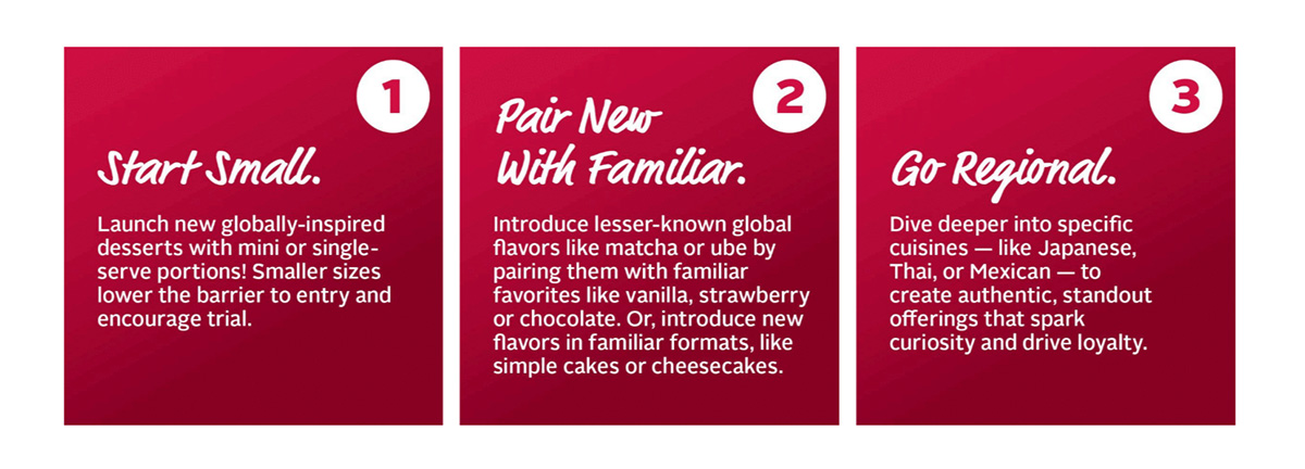 quick tips for global dessert success