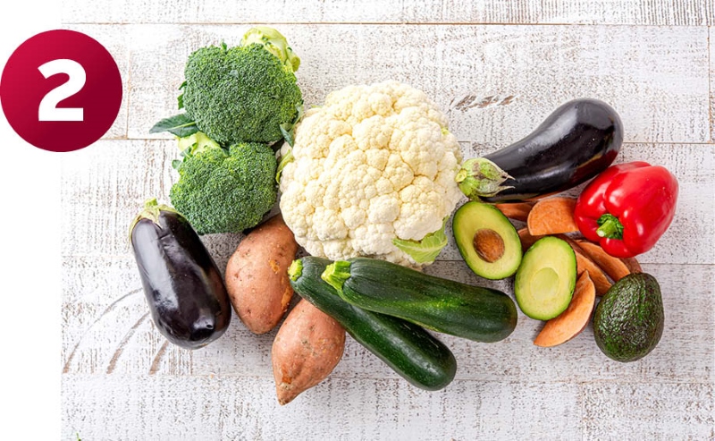 Array of Vegetables