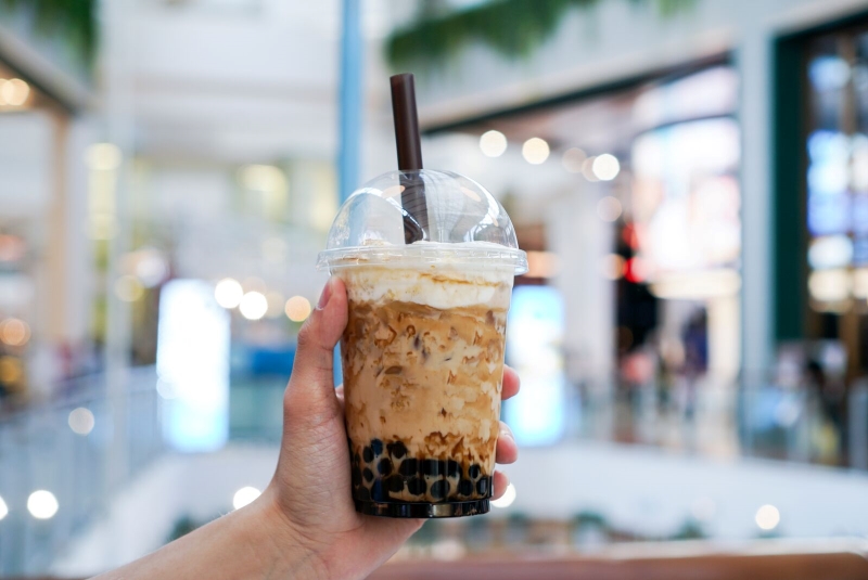 Holding a Frappe