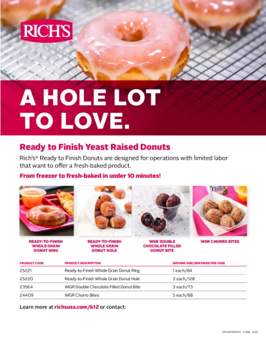 K-12 Ready-to-Finish Donut Flyer