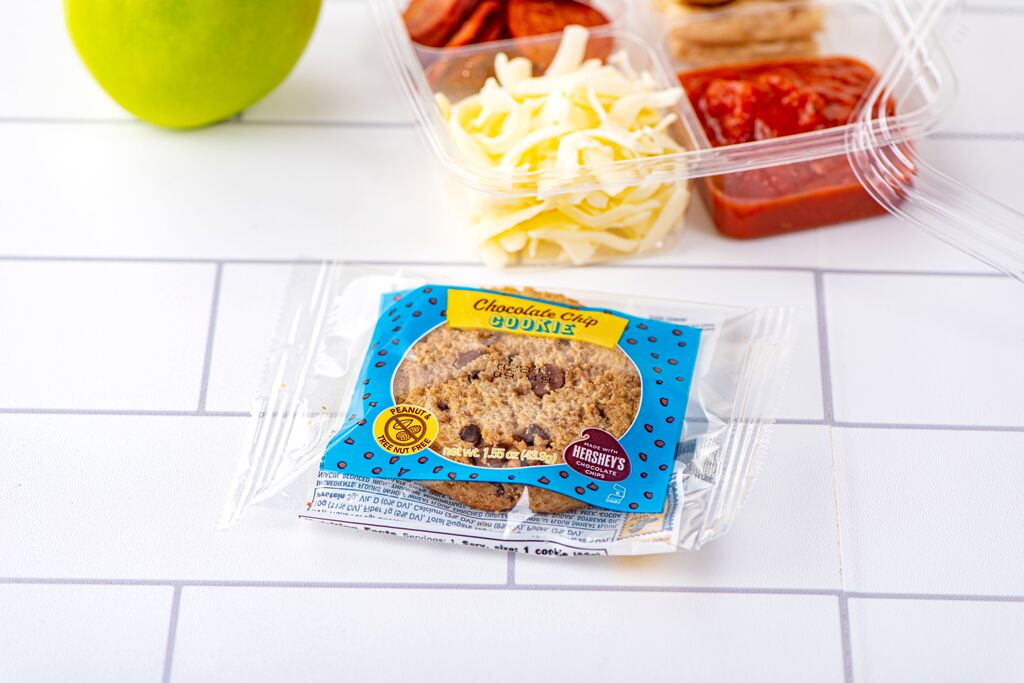 individually wrapped chocolate chip cookie