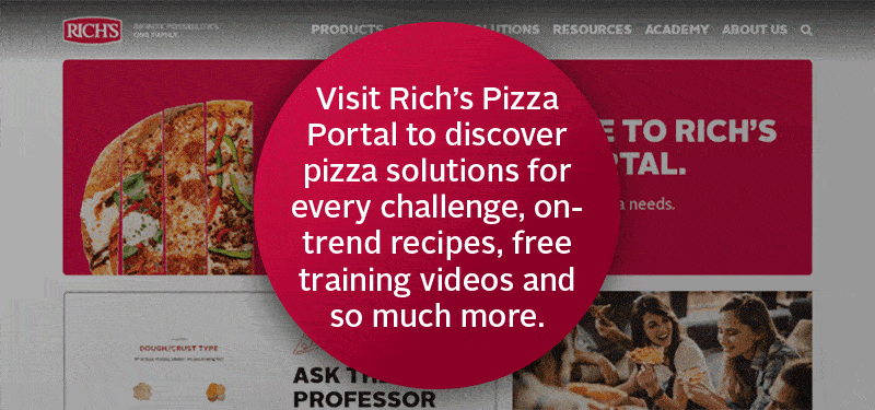 EXPLORE OUR PIZZA PORTAL