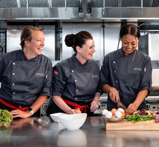 chefs laughing