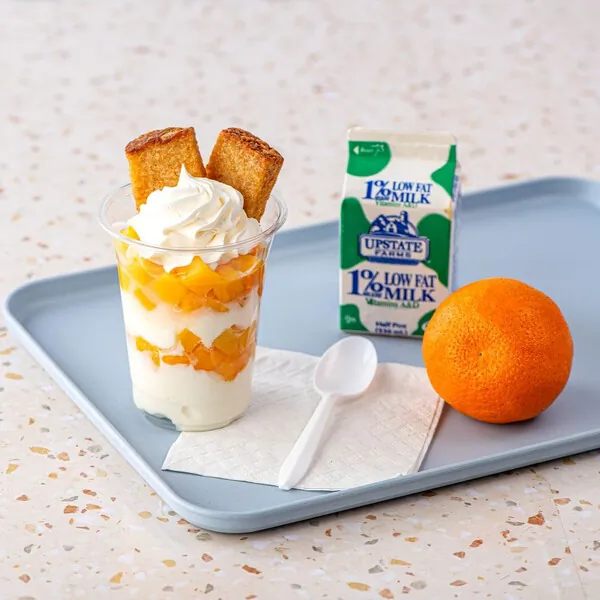 French Toast Peach Parfait
