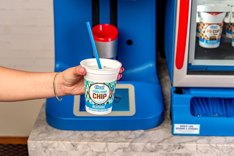 f'real mint chip milkshake