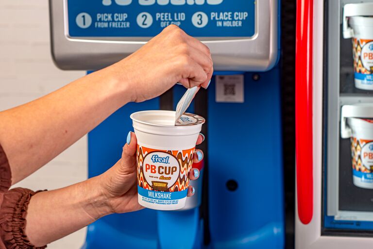 f'real pb cup milkshake