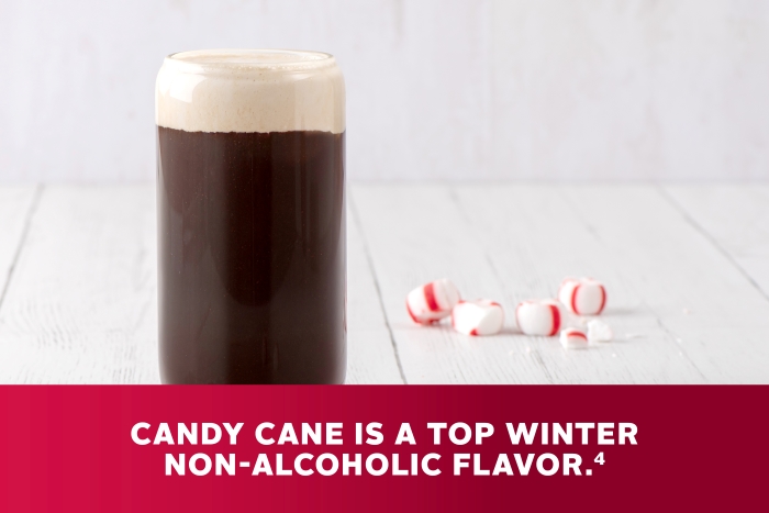 SNOW-TOPPED PEPPERMINT MOCHA COLD BREW