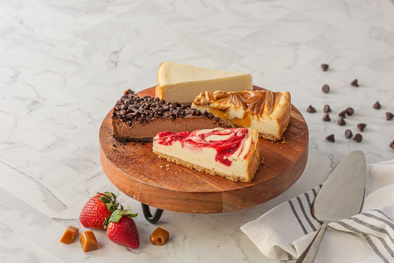 assorted frozen cheesecakes