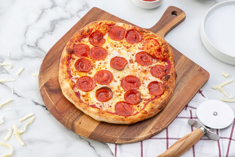 pepperoni cheese pizza