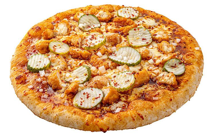 Nashville Hot Chicken Pizza feat. Fresh n&rsquo; Ready Oven Rising Pizza