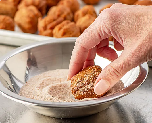 churro donut bite