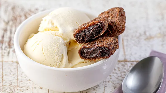 fried brownie bite