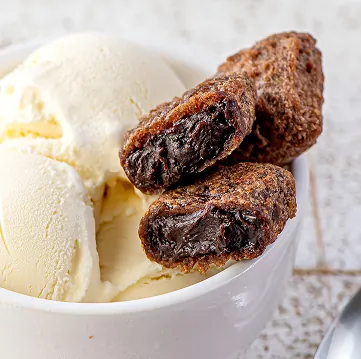 fried brownie bite