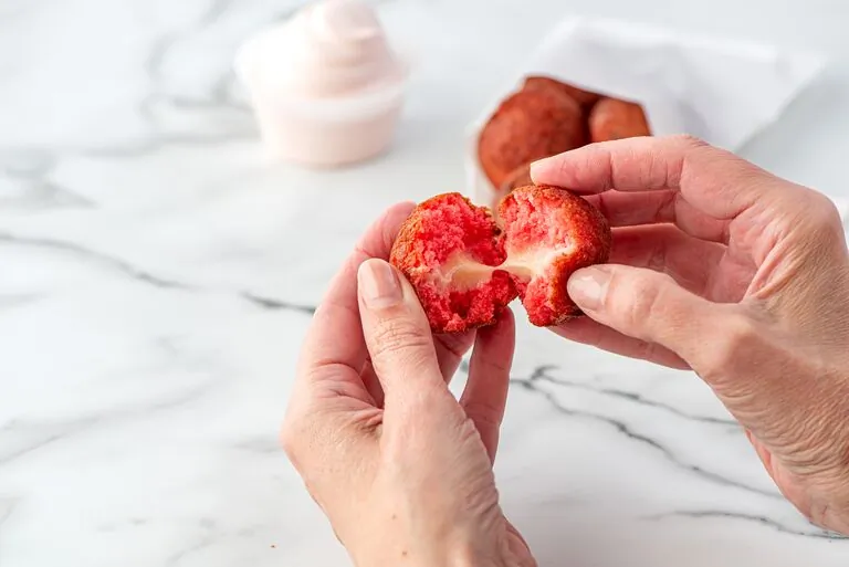 cheesecake donut bite