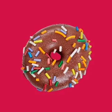 fully finished donut