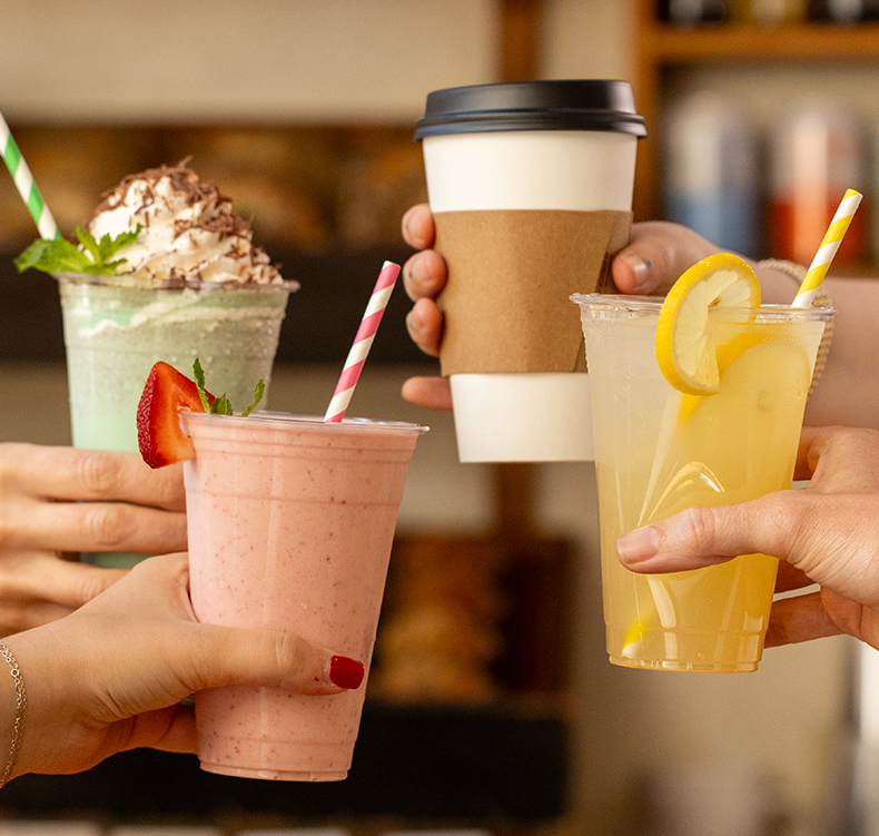 Drinks with Rich's Protein Syrup