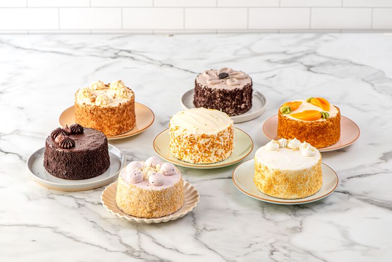 fully finished cakes