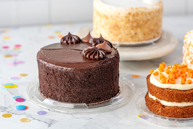 fully finished chocolate cake