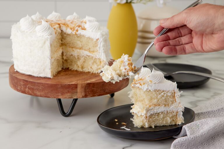 7-inch double-layer coconut cake
